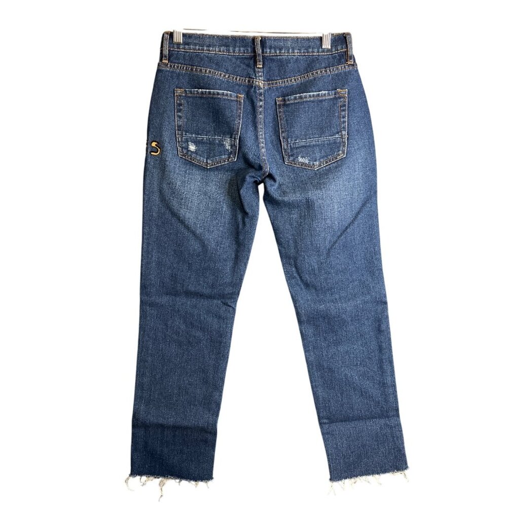 Kendall & Kylie Cropped Skinny Jeans Size 24 - Picture 2 of 10